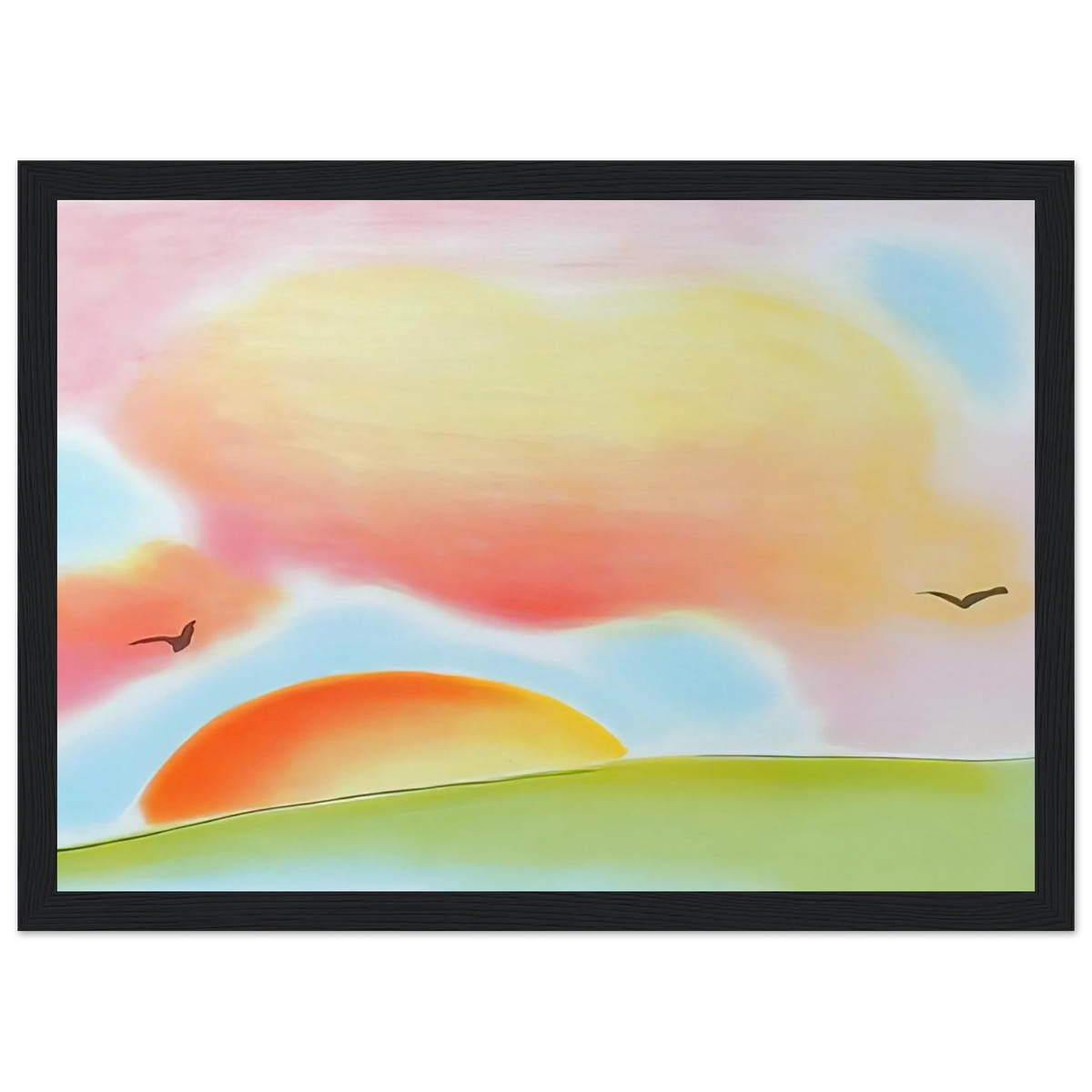 FREEDOM 1980 Framed Poster | Peter Max Framed Prints Wall Art | Peter Max Poster