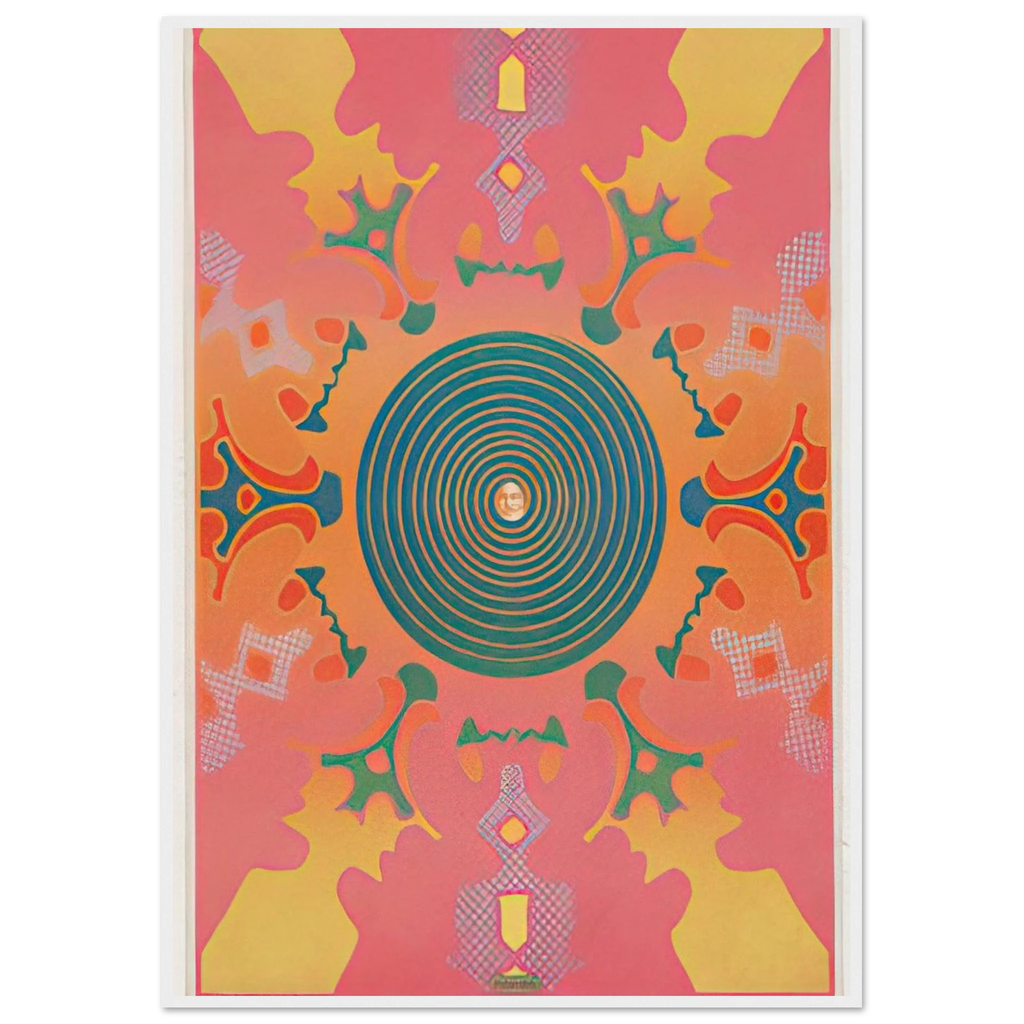 THE VISIONARIES AT THE EAST HAMPTON GALLERY 1967 Framed Poster | Peter Max Framed Prints Wall Art | Peter Max Poster