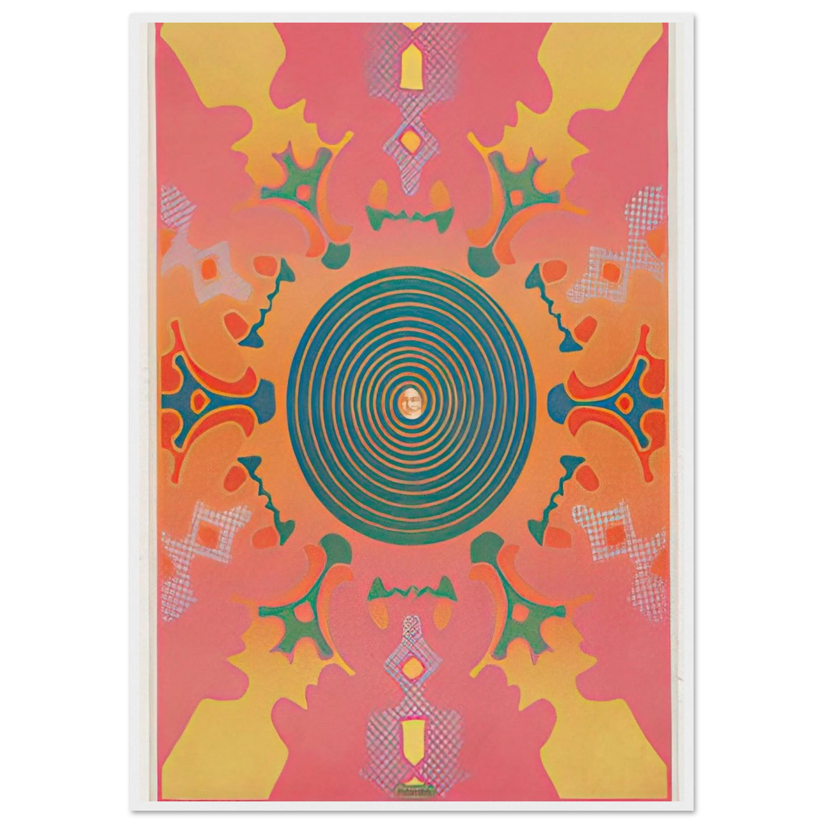 THE VISIONARIES AT THE EAST HAMPTON GALLERY 1967 Framed Poster | Peter Max Framed Prints Wall Art | Peter Max Poster