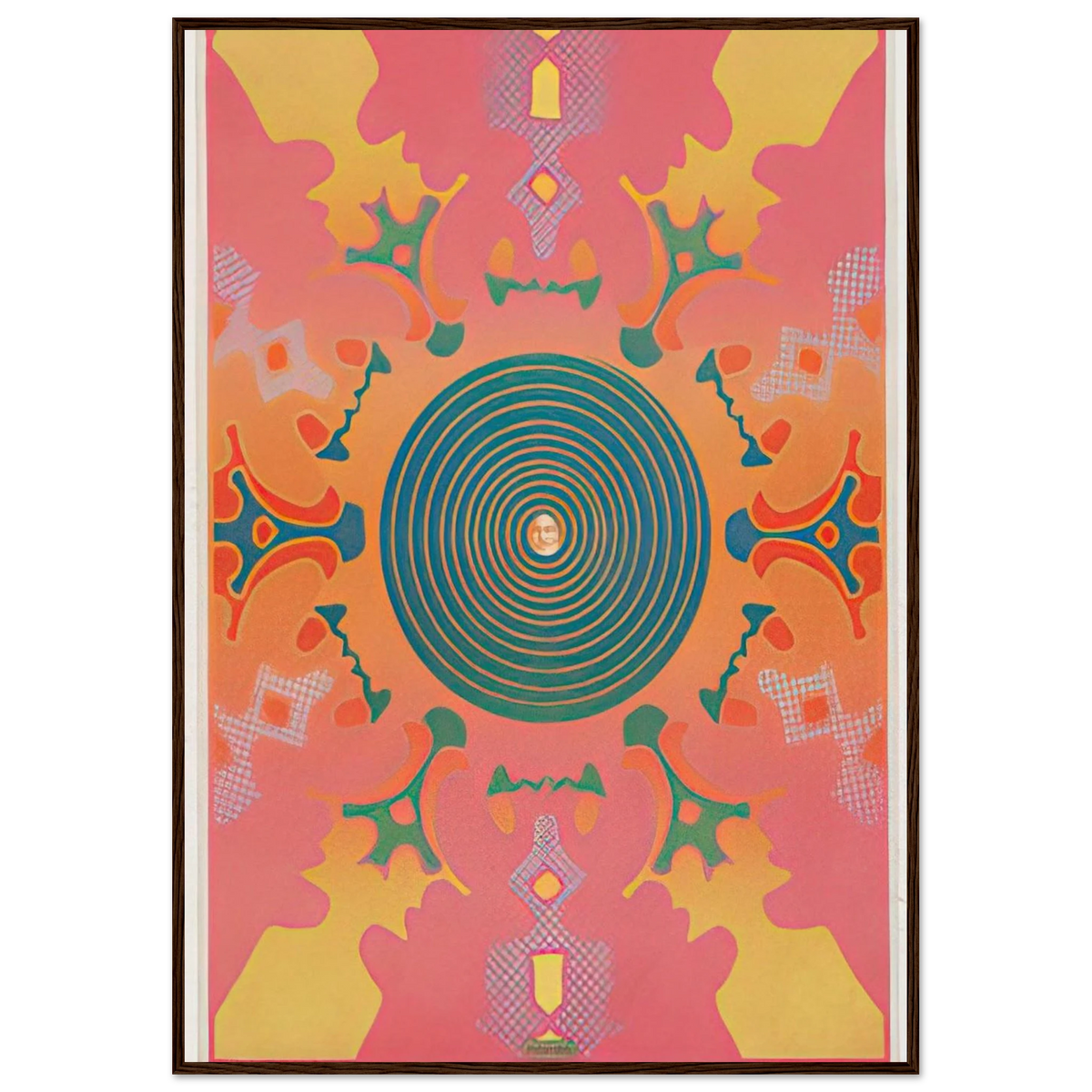 THE VISIONARIES AT THE EAST HAMPTON GALLERY 1967 Framed Poster | Peter Max Framed Prints Wall Art | Peter Max Poster