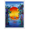 BETTER WORLD 1993 Framed Poster | Peter Max Framed Prints Wall Art | Peter Max Poster