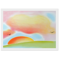 FREEDOM 1980 Framed Poster | Peter Max Framed Prints Wall Art | Peter Max Poster