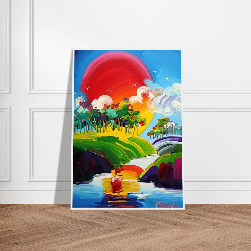 WITHOUT BORDERS 2011 Framed Poster | Peter Max Framed Prints Wall Art | Peter Max Poster