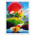 WITHOUT BORDERS 2011 Framed Poster | Peter Max Framed Prints Wall Art | Peter Max Poster