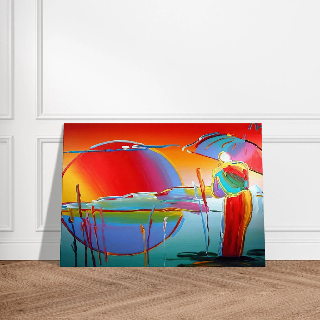 BUDDHA MOON MONK SUNRISE 1999 Canvas | Peter Max Canvas | Peter Max Poster