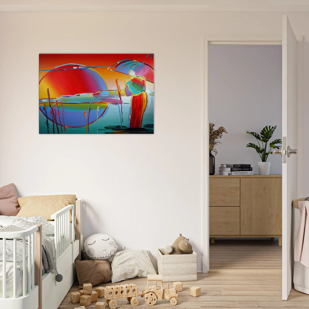 BUDDHA MOON MONK SUNRISE 1999 Canvas | Peter Max Canvas | Peter Max Poster