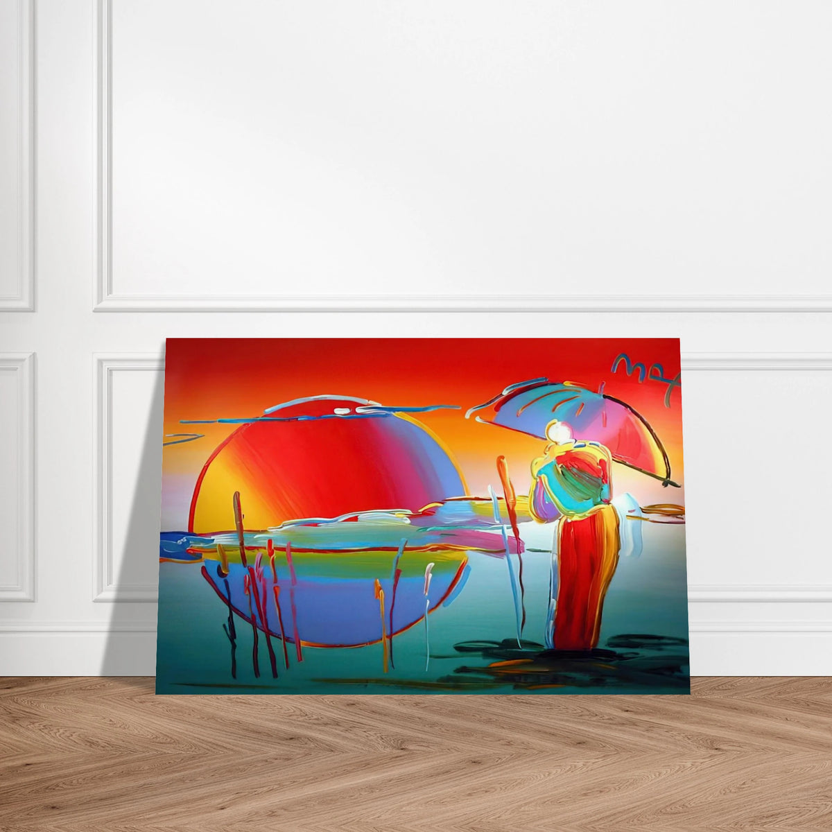 BUDDHA MOON MONK SUNRISE 1999 Poster | Peter Max Poster | Peter Max Poster