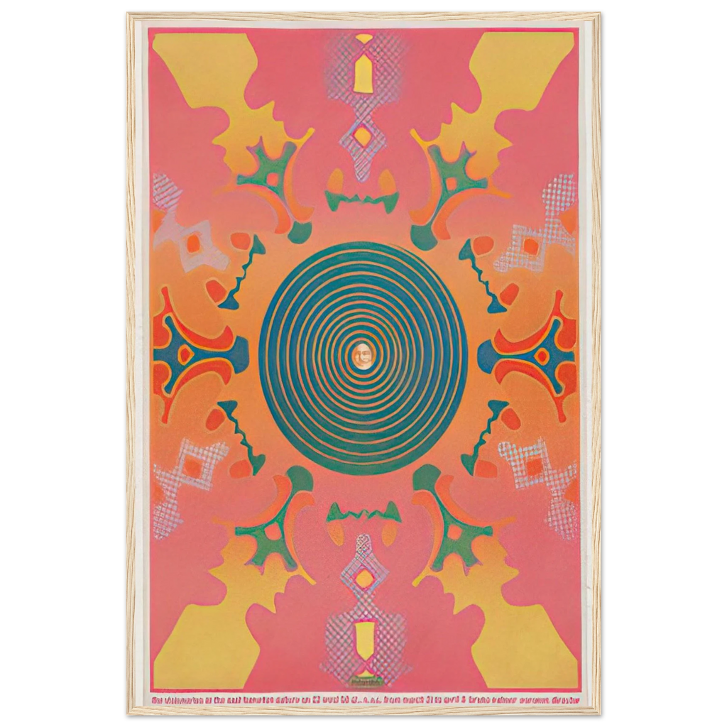 THE VISIONARIES AT THE EAST HAMPTON GALLERY 1967 Framed Poster | Peter Max Framed Prints Wall Art | Peter Max Poster