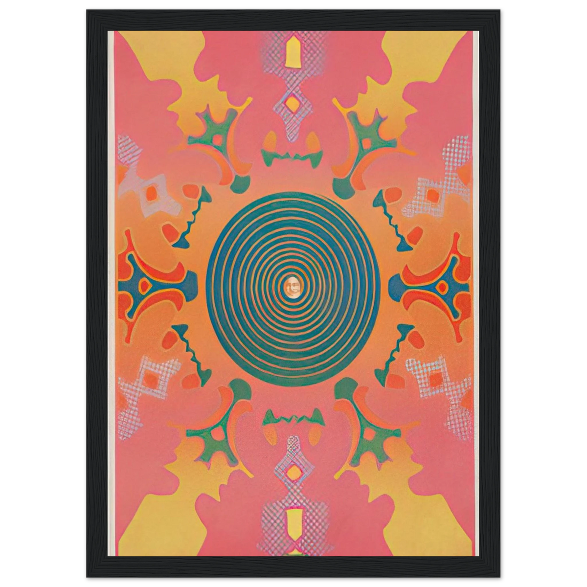 THE VISIONARIES AT THE EAST HAMPTON GALLERY 1967 Framed Poster | Peter Max Framed Prints Wall Art | Peter Max Poster