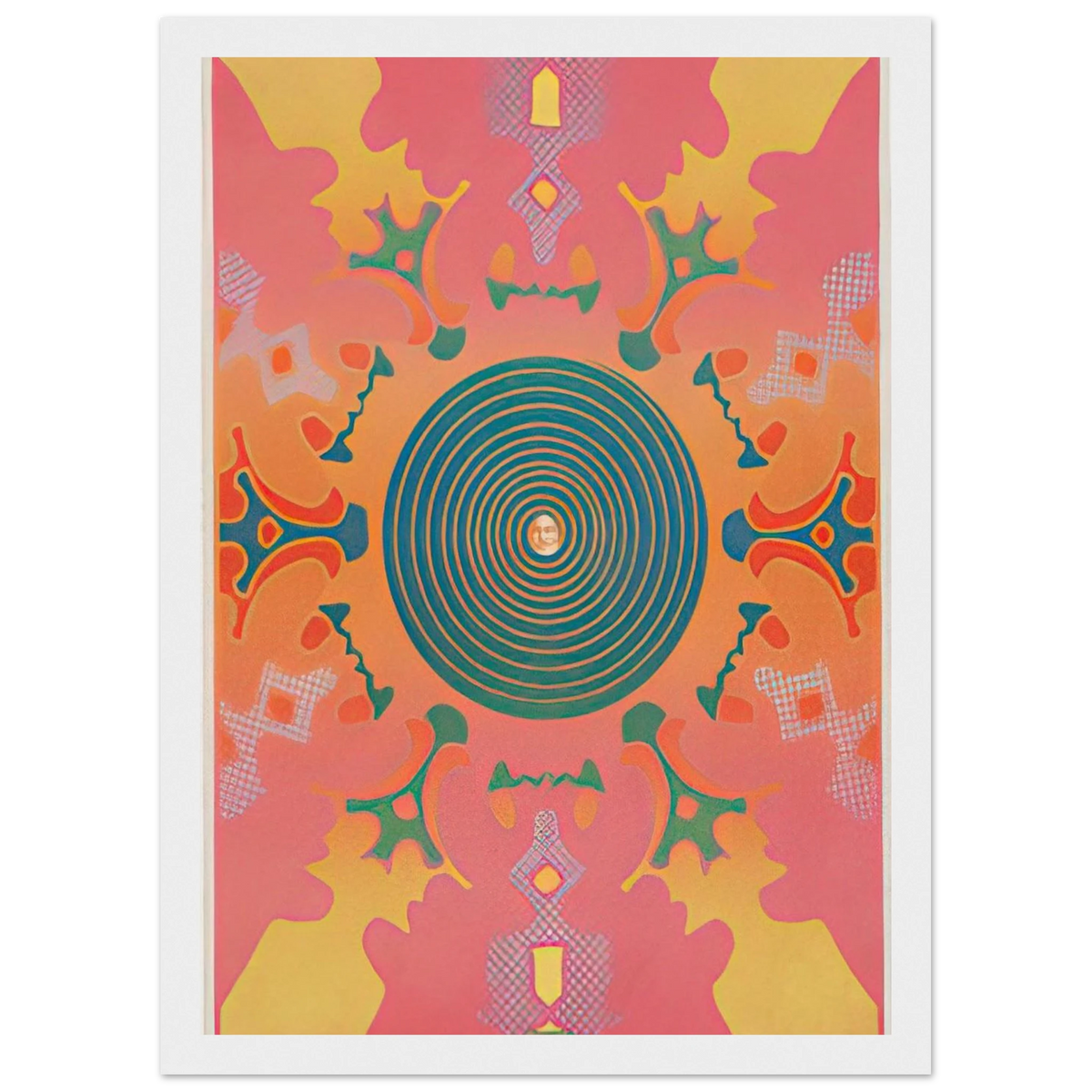 THE VISIONARIES AT THE EAST HAMPTON GALLERY 1967 Framed Poster | Peter Max Framed Prints Wall Art | Peter Max Poster