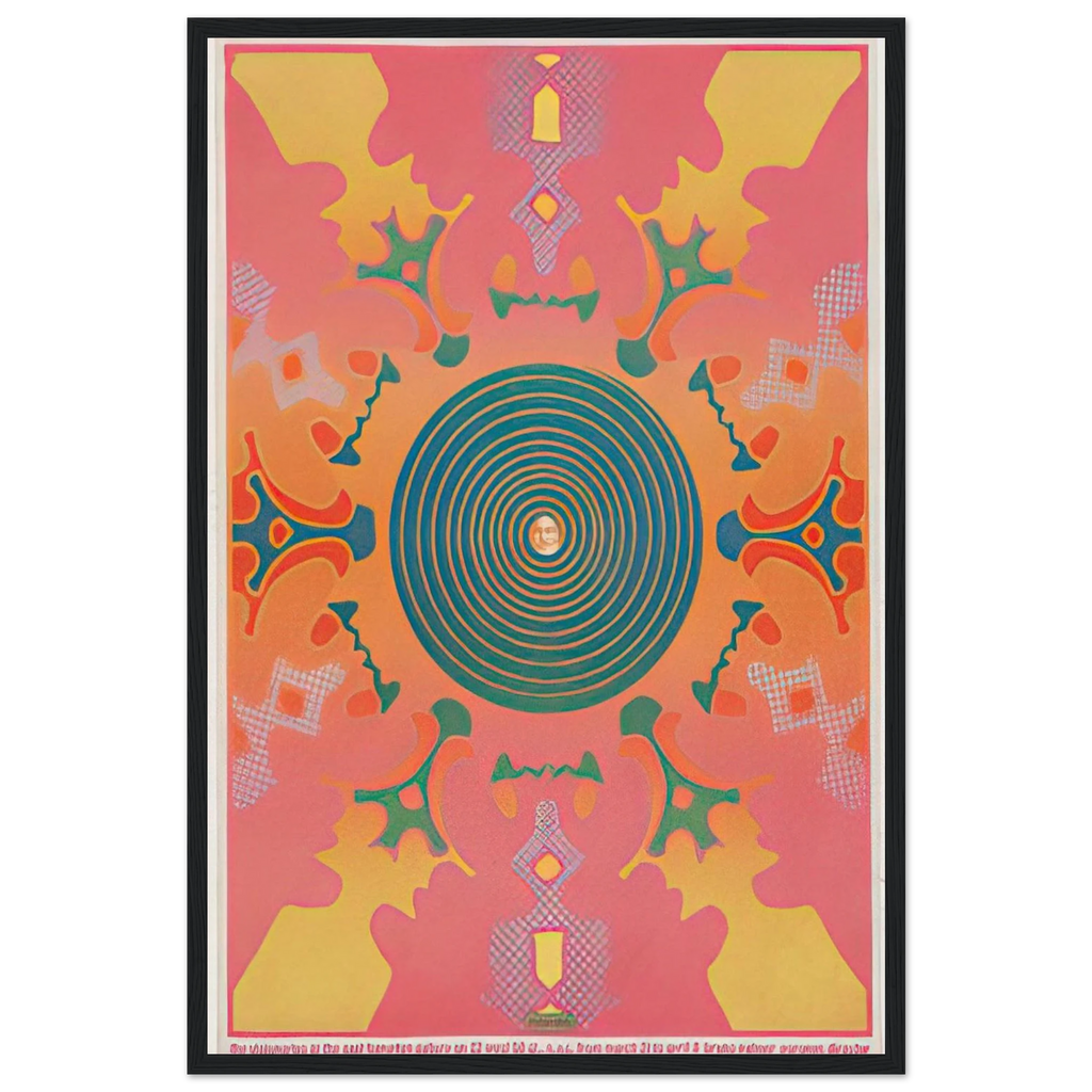 THE VISIONARIES AT THE EAST HAMPTON GALLERY 1967 Framed Poster | Peter Max Framed Prints Wall Art | Peter Max Poster