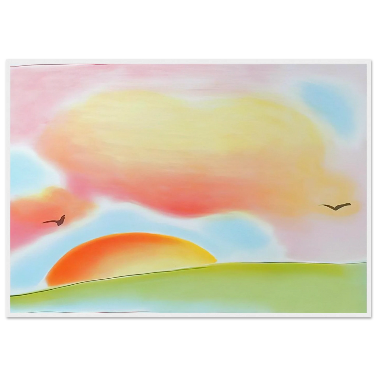 FREEDOM 1980 Framed Poster | Peter Max Framed Prints Wall Art | Peter Max Poster