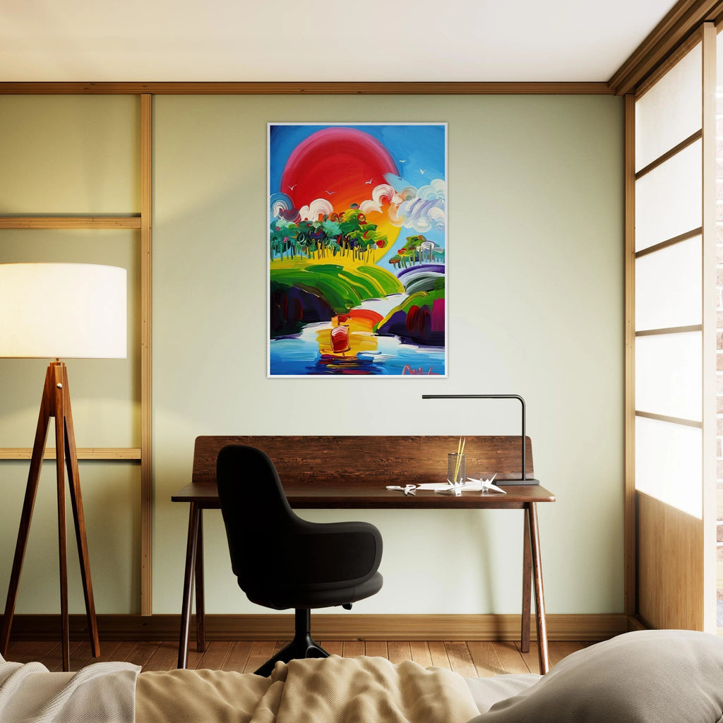 WITHOUT BORDERS 2011 Framed Poster | Peter Max Framed Prints Wall Art | Peter Max Poster