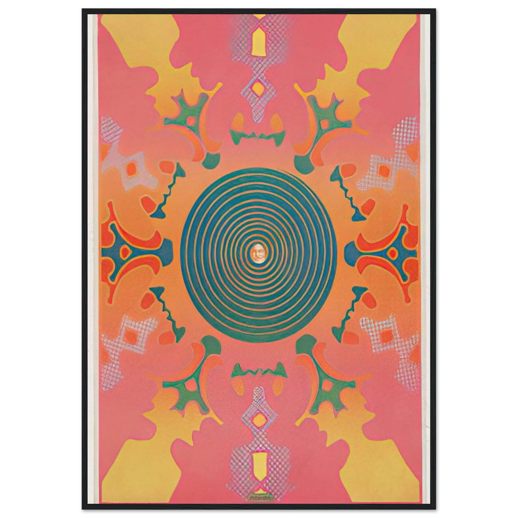 THE VISIONARIES AT THE EAST HAMPTON GALLERY 1967 Framed Poster | Peter Max Framed Prints Wall Art | Peter Max Poster