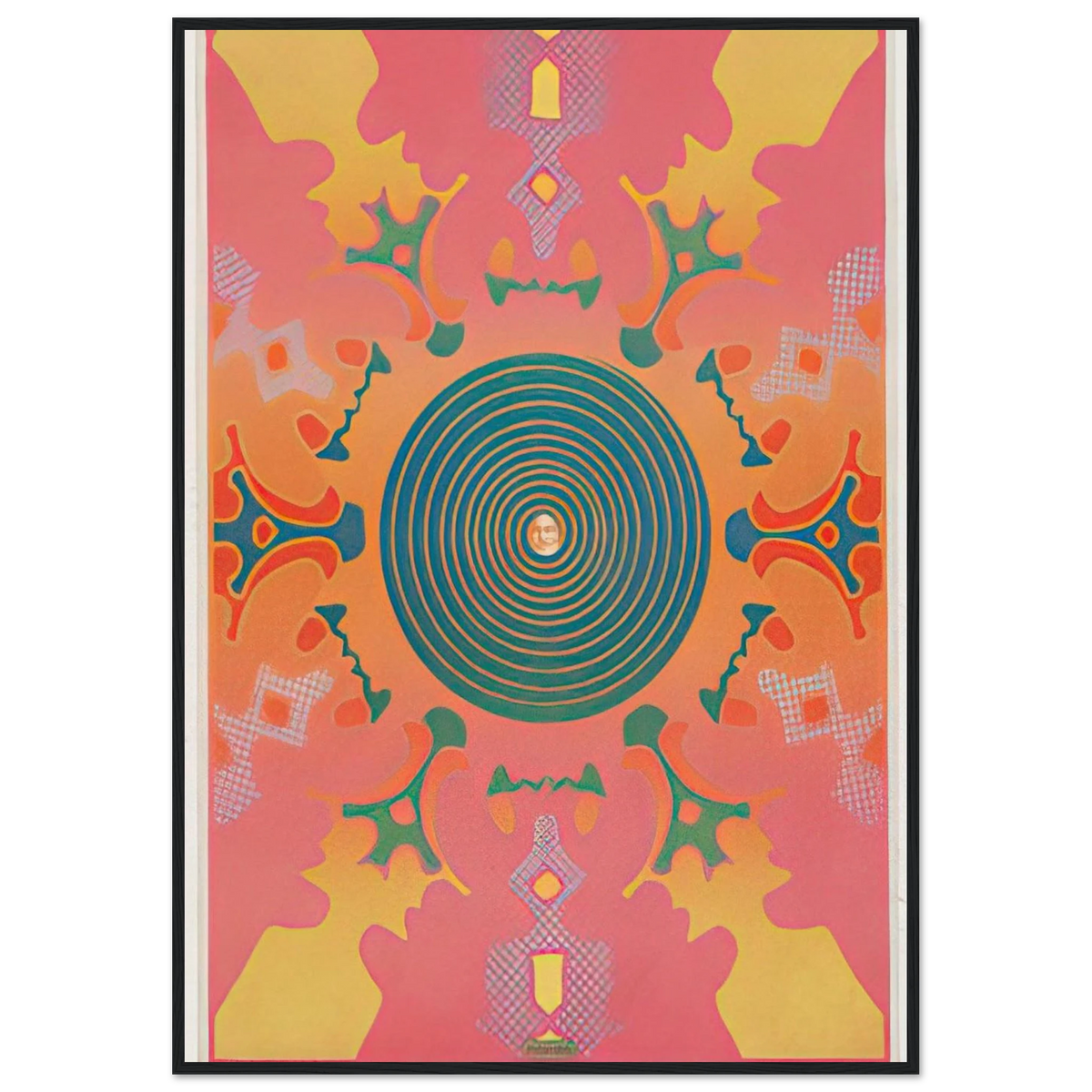 THE VISIONARIES AT THE EAST HAMPTON GALLERY 1967 Framed Poster | Peter Max Framed Prints Wall Art | Peter Max Poster