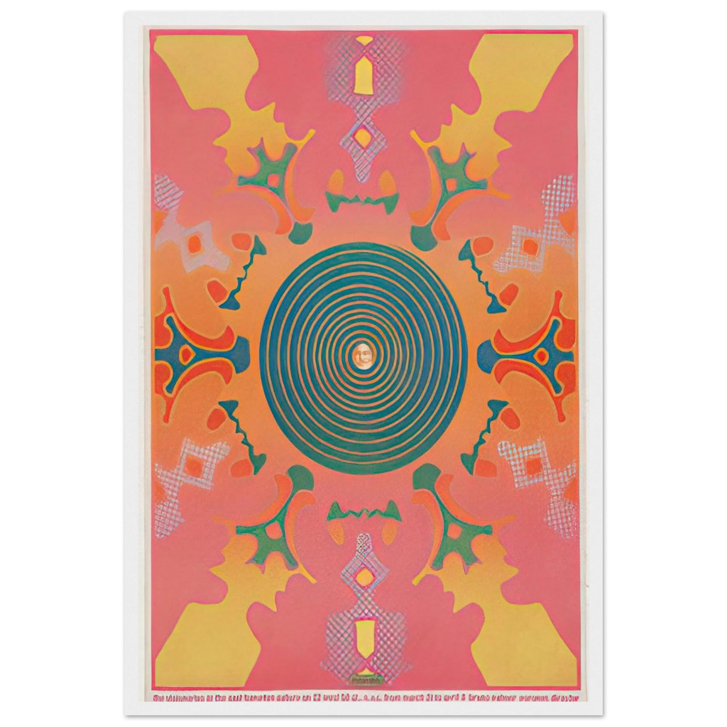 THE VISIONARIES AT THE EAST HAMPTON GALLERY 1967 Framed Poster | Peter Max Framed Prints Wall Art | Peter Max Poster