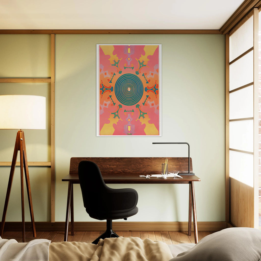 THE VISIONARIES AT THE EAST HAMPTON GALLERY 1967 Framed Poster | Peter Max Framed Prints Wall Art | Peter Max Poster
