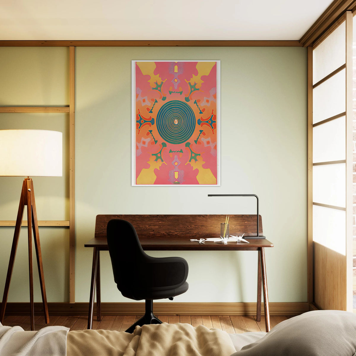 THE VISIONARIES AT THE EAST HAMPTON GALLERY 1967 Framed Poster | Peter Max Framed Prints Wall Art | Peter Max Poster