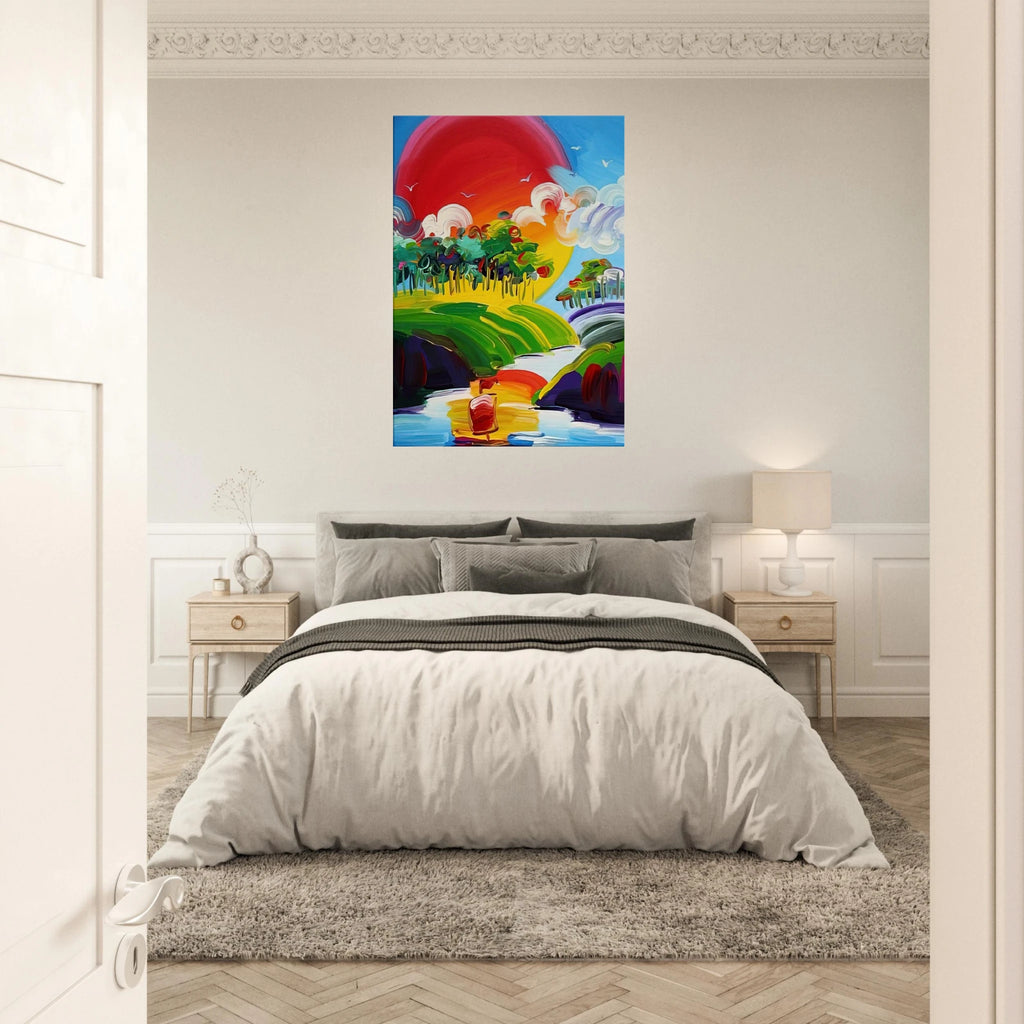 WITHOUT BORDERS 2011 Canvas | Peter Max Canvas | Peter Max Poster