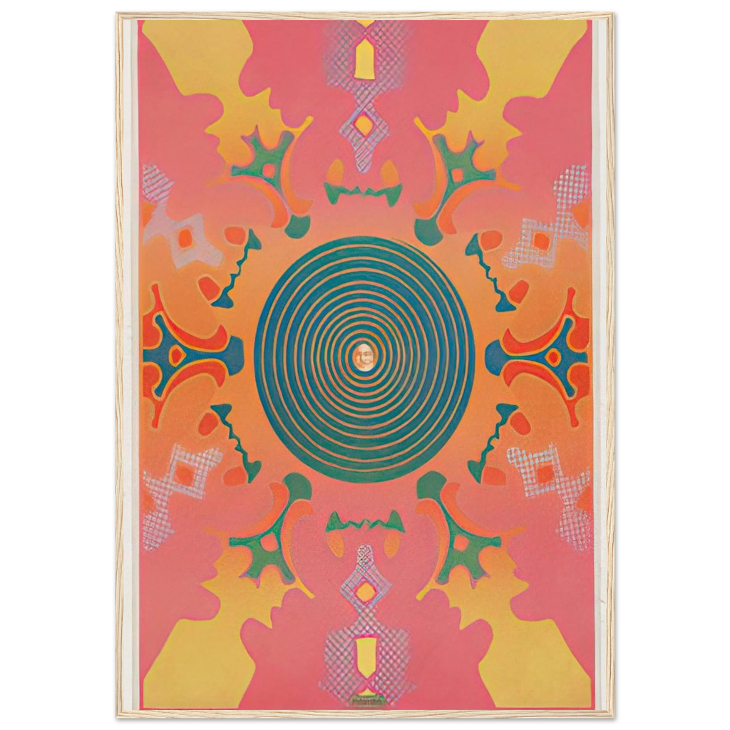 THE VISIONARIES AT THE EAST HAMPTON GALLERY 1967 Framed Poster | Peter Max Framed Prints Wall Art | Peter Max Poster