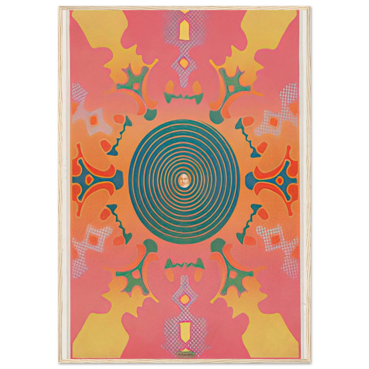 THE VISIONARIES AT THE EAST HAMPTON GALLERY 1967 Framed Poster | Peter Max Framed Prints Wall Art | Peter Max Poster
