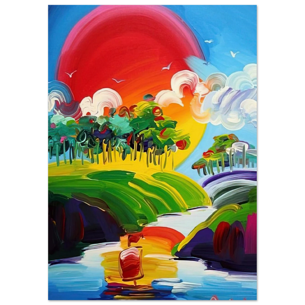 WITHOUT BORDERS 2011 Poster | Peter Max Poster | Peter Max Poster